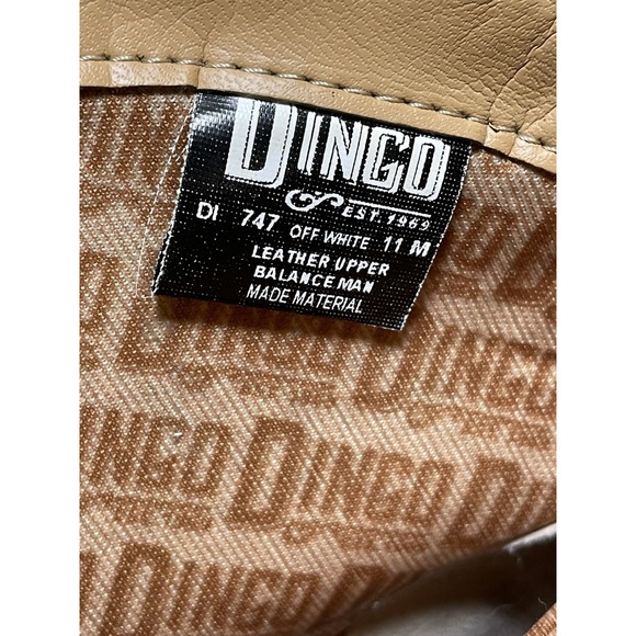 Dingo Gummy Bear Snip Toe Womens Off White Leather Casual Ankle Boots 11 M - Picture 6 of 15